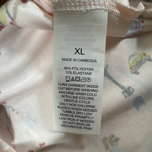 Kate Spade Women's XL long sleeve pajamas Holiday Print 2025 NWT $78 - Picture 6 of 8